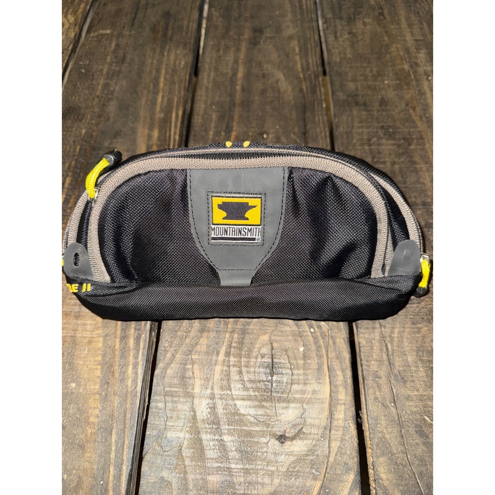 Mountainsmith Vibe II Lumbar Pack Black Grey Yellow Waist Bag Hip Belt Pouch